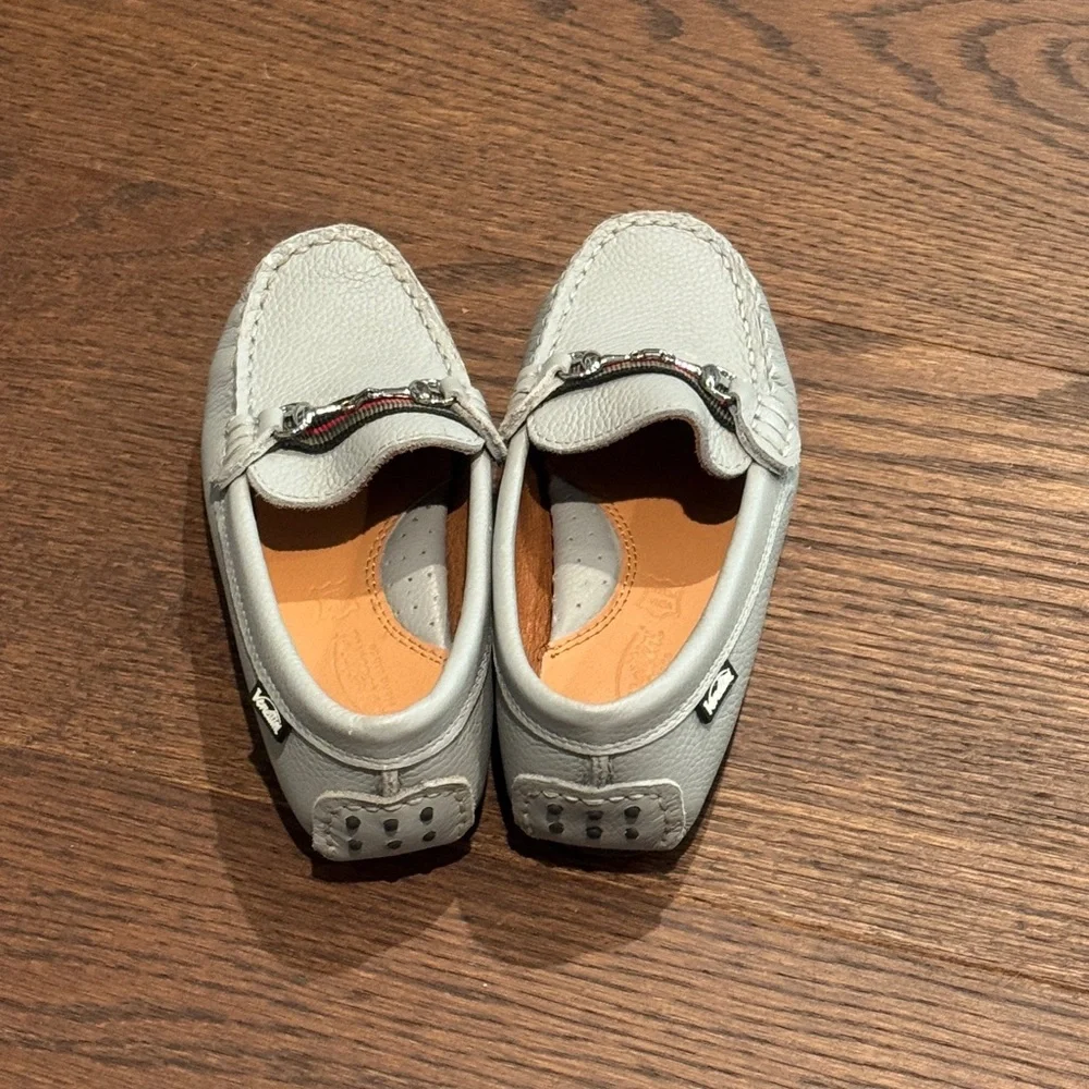 Venettini Gray Kids Loafers Driving Shoes Size 11 - Picture 4 of 6
